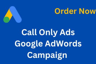 setup google ads call only campaign pay per call