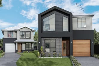 do australian house exterior facade 3d modeling, rendering