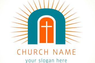 design modern awesome church logo