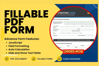 create fillable PDF forms with excel automations