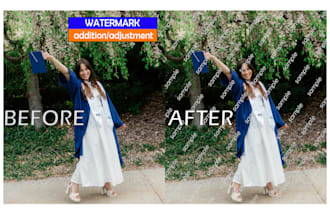 adjust or add watermark to your image or products