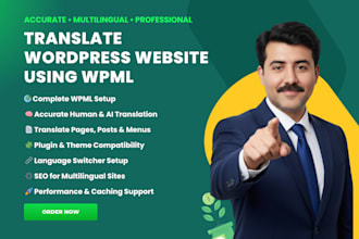 translate wordpress website using wpml