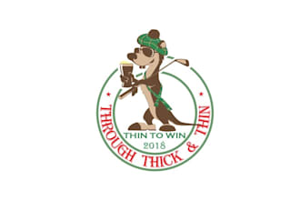 design a fun awesome nice logo for a guys golf tour to UK