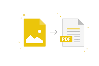 convert images text to pdf or any given format