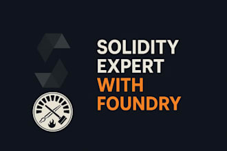 create solidity smart contract with foundry