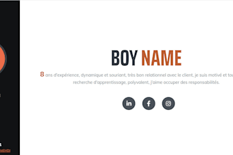 build personal portfolio website, blog or business website