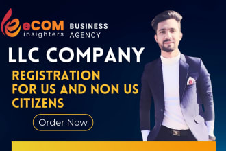 register US llc company at any state of america, wyoming ,florida ,texas