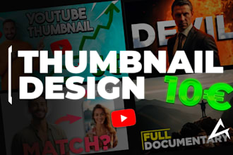 design cinematic thumbnails for your documentary youtube