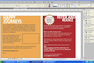 design adobe indesign projects