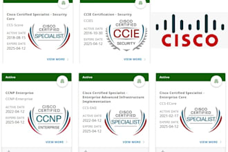 do expert level configuration of  cisco switch router firewall nexus