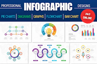 design business, professional and creative infographics