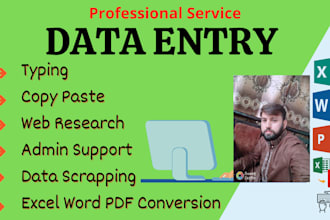 do expert data entry services for accurate and efficient data management