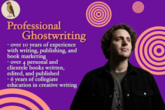ghostwrite your fiction or non fiction book