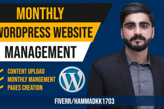 do wordpress website management or maintenance and help,technical support