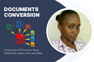 convert PDF to word, excel and powerpoint