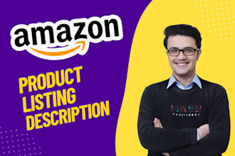 write and create highly converting SEO copywriting for amazon product listing
