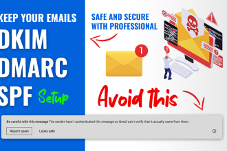 setup dkim, spf, and dmarc to protect your email domain