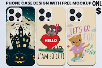 do trendy phone case design in bulk for pod business