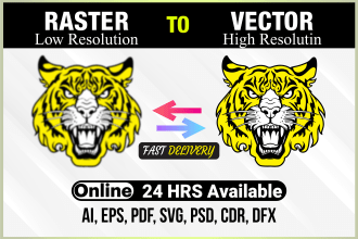 vector tracing, vectorize image, edit, redraw, vector logo in adobe illustrator