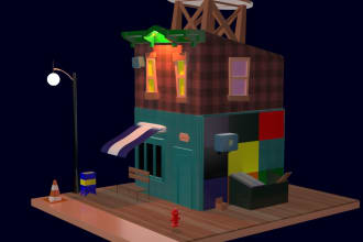 do 3d modeling for game environment