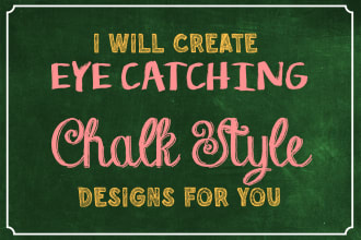custom chalkboard graphic design and digital chalkboard art