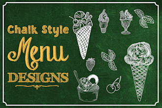 custom chalkboard graphic design and digital chalkboard art