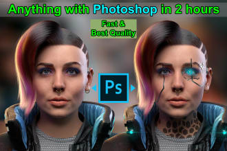 do any photoshop edit, manipulate, restore, backdrop change