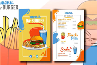 do menu design, restaurant menu, food menu design price list