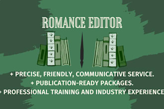 edit and revise your romance novel