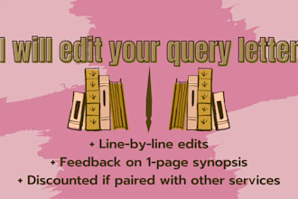 edit your literary agent query letter