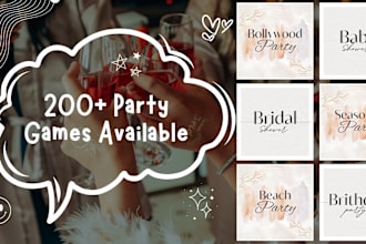 create all types of customized party games