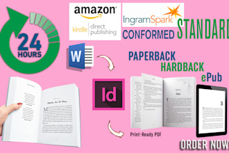 format your book conform to KDP or ingramspark standards