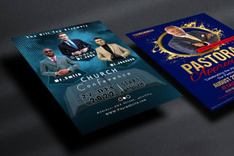 provide church, anniversary and event flyer with in 8 hours