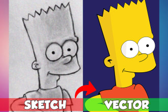 convert sketches and raster to high resolution vectors