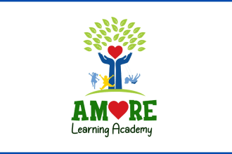 be make childcare, daycare, kids and education creative logo
