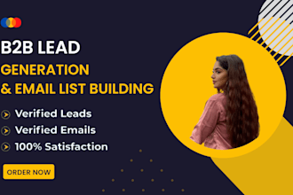 do b2b lead generation and prospect email lists for any industries