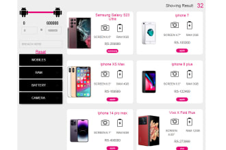 webflow cms dynamic filters, range slider, refokus tool,