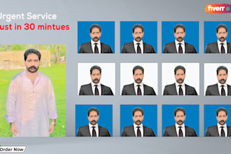 produce passport size photo within 30 minutes