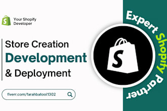 design and develop a high converting shopify store