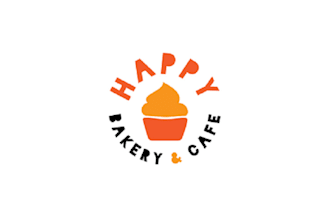 design traditional happy bakery cafe logo