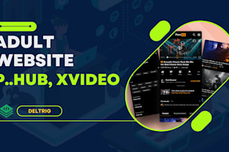 create adult streaming and tube website like phub and xvideo