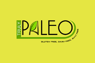 design first class paleo baking company logo