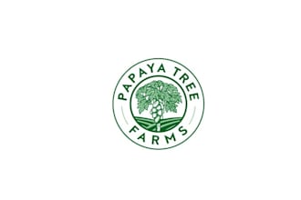 design classy papaya tree farms logo