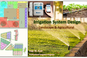 design a professional irrigation plan for your landscape