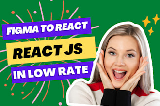 convert psd to react figma to react xd to react reactjs responsive