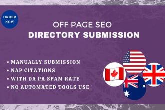 do USA, UK, canada, australia directory submission