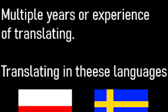 translate between english, polish, swedish