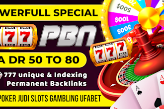 create 777 homepage dofollow 50plus unique domian backlinks