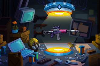 draw background environment art