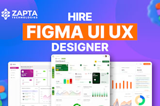 do ui ux design and figma design for web app, saas, dashboard